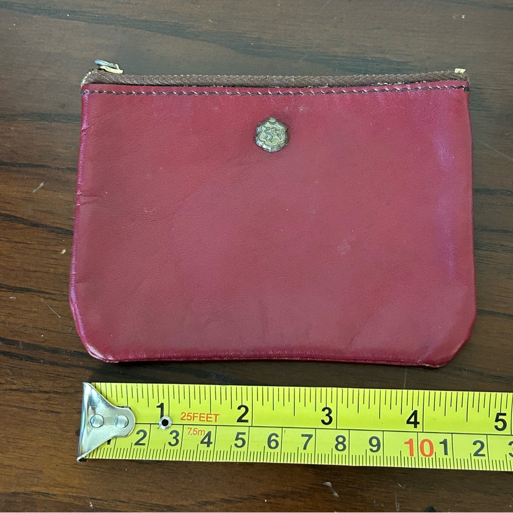 Vintage John Romain leather clutch pouch